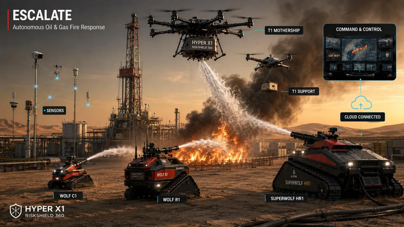 360° RiskShield Anwendung: Öl, Gas & kritische Infrastruktur